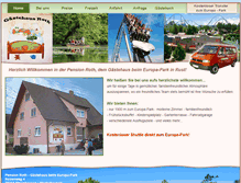 Tablet Screenshot of pension-roth.de